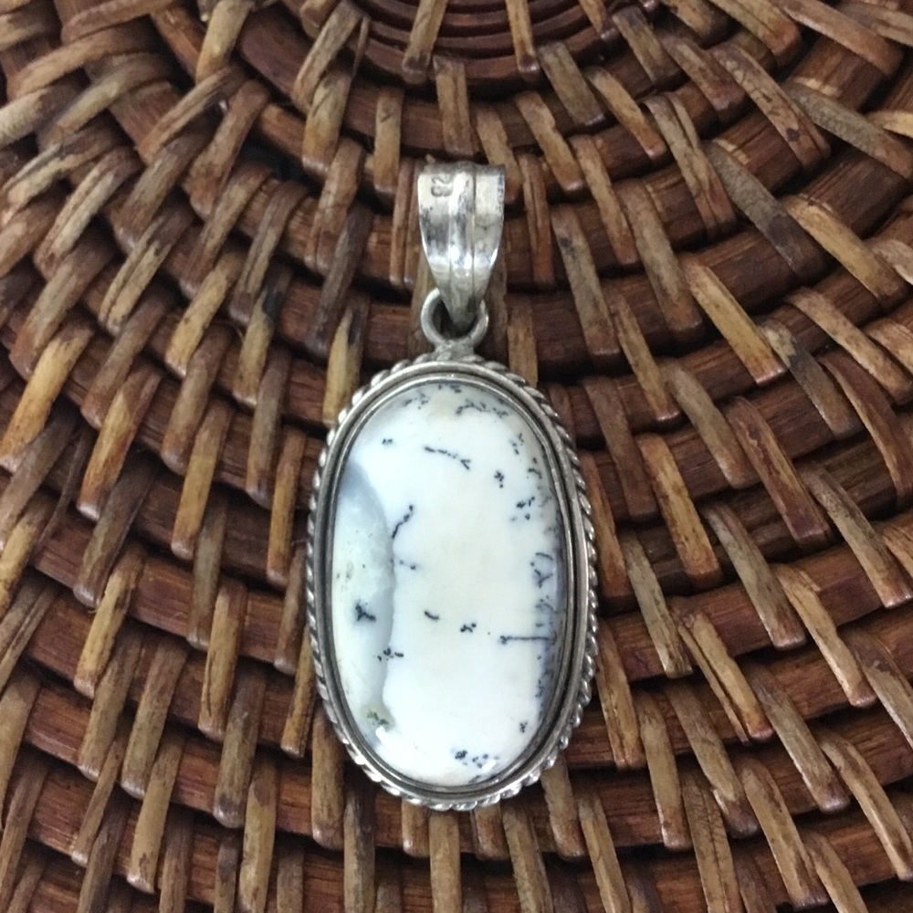 New Vintage Large Pendant Sterling silver genuine